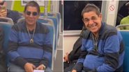 Zeca Pagodinho no metrô de Los Angeles, nos EUA - Instagram/@zecapagodinho