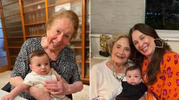 Aracy Balabanian e Gloria Menezes visitam o filho de Claudia Raia e encantam web - Reprodução/Instagram
