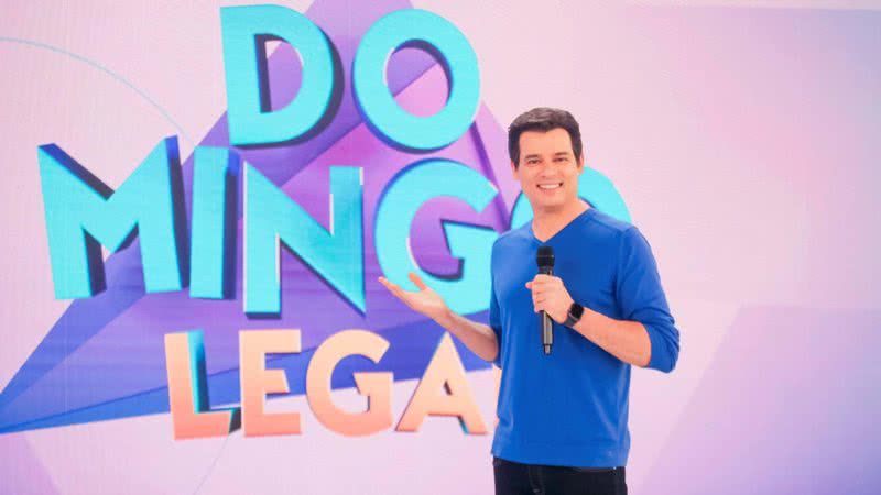 Celso Portiolli apresenta o 'Domingo Legal', no SBT. - Divulgação/SBT