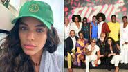 Giovana Cordeiro posa com elenco negro de ‘Fuzuê’ e desabafa: “Não me considero” - Reprodução/Instagram e Marcelo Sá Barreto/AgNews