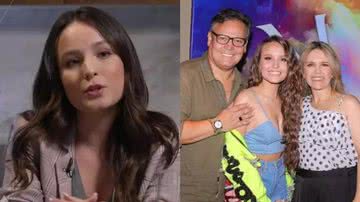 Larissa Manoela atualmente mantém uma relação complicada com os pais. - Reprodução TV Globo e Instagram
