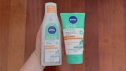 Testamos o sabonete e o tônico da linha Acne Control, da Nivea. - Arquivo pessoal