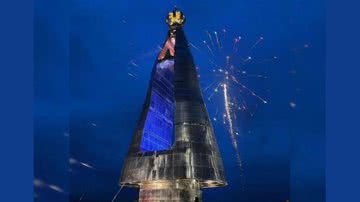 Estátua de Nossa Senhora Aparecida inaugurada no interior de SP - Instagram