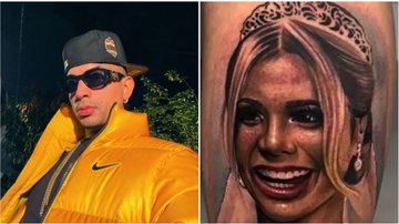 Guimê cobriu tatuagem que fez em homenagem a Lexa - Instagram/@guime