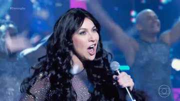 Maria Beltrão se apresenta como Cher na Batalha de Lip Sync. - TV Globo