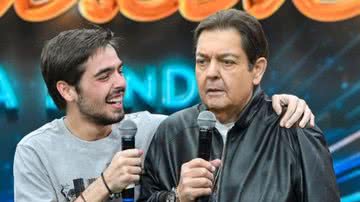 João Silva e o pai, Fausto Silva - Band