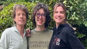 Lucas Jagger é filho da brasileira e do cantor britânico. - Instagram/@lucianagimenez