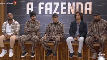 Black, Radamés, WL, André e Tonzão na Roça de 'A Fazenda 15' - Record TV