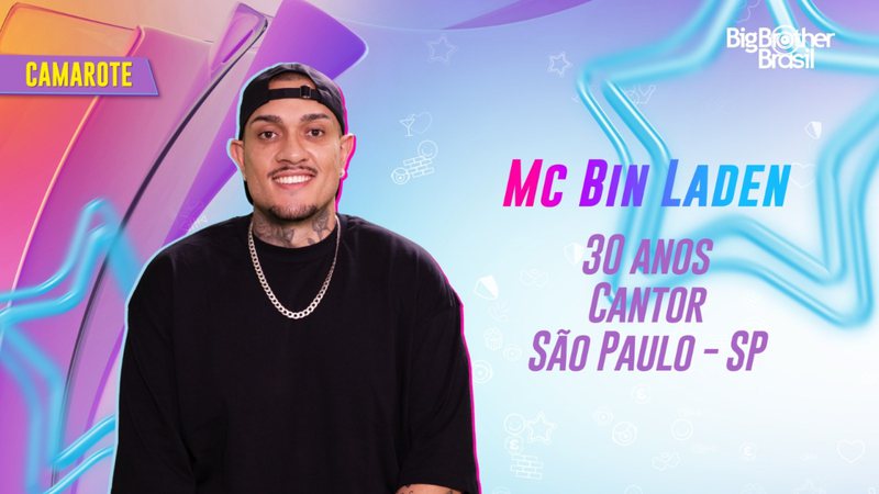 MC Bin Laden é o primeiro Camarote do BBB24 - Divulgação │Globo