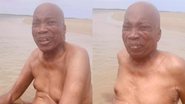 Milton Nascimento emociona fãs ao tomar banho de mar - Reprodução/Instagram