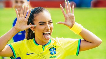 Vanessa Lopes comemora Copa com estreia na música. - Reprodução/Instagram