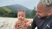Neymar curte praia com Mavie - Reprodução/Instagram