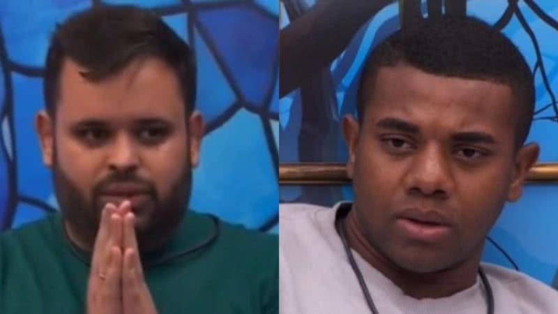 Michel conversa com Davi após fala do brother no BBB 24 - Reprodução/TV Globo