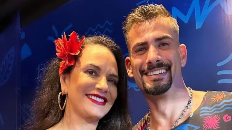 Luiza Brunet se encontra com Nizam no carnaval - Reprodução/Instagram