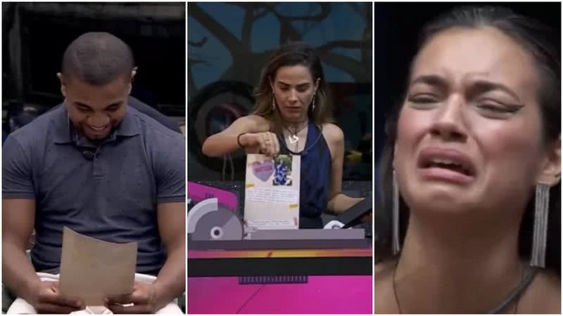 Apenas quatro participantes puderam ler as mensagens. - TV Globo