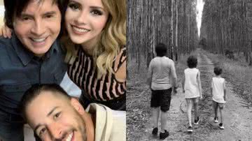 Nas redes sociais, Xororó compartilha momento família ao lado dos netos, herdeiros de Sandy e Júnior - Reprodução/Instagram