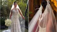 Mariana Pavani se casou com o primeiro vestido de noiva impresso em 3D do mundo - Instagram/@mppavani