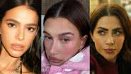 Bruna Marquezine, Hailey Bieber e Jade Picon são adeptas da técnica de brow lamination - Reprodução/Instagram
