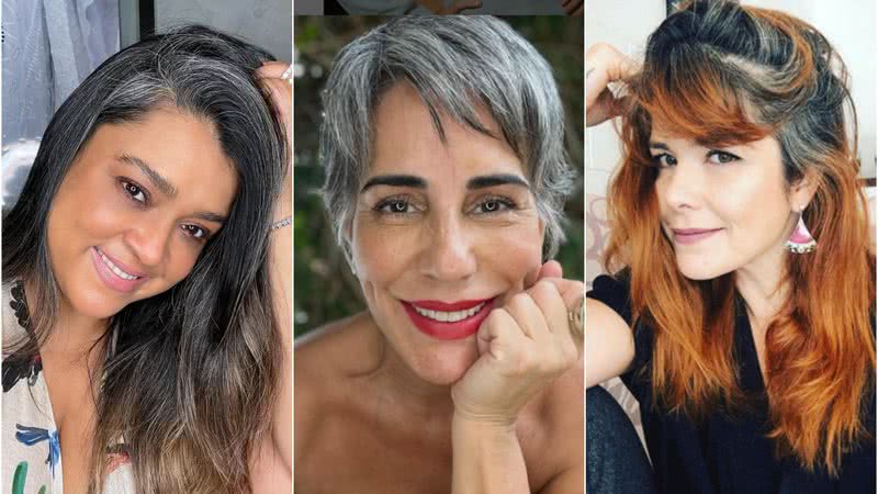 Preta Gil, Gloria Pires e Samara Filippo assumiram os fios grisalhos, mas o que causa cabelos brancos? - Instagram