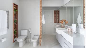 Confira 3 ideias de banheiros minimalistas para a sua casa - Foto: Julia Herman