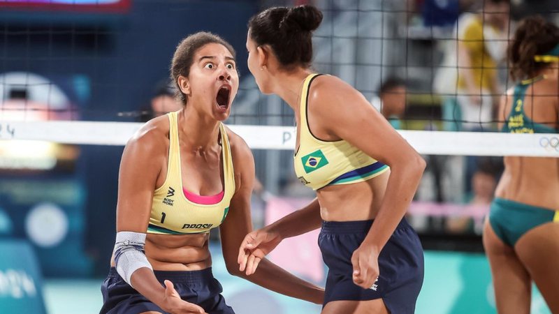 Duda e Ana Patrícia são finalistas do vôlei de praia nas Olimpíadas de Paris - Gaspar Nóbrega/COB