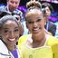 Simone Biles e Rebeca Andrade