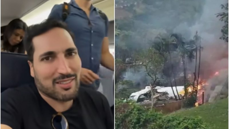 Influenciador Estevam viajou com o avião ATR 72 da Voepass há 11 dias - YouTube/Reprodução