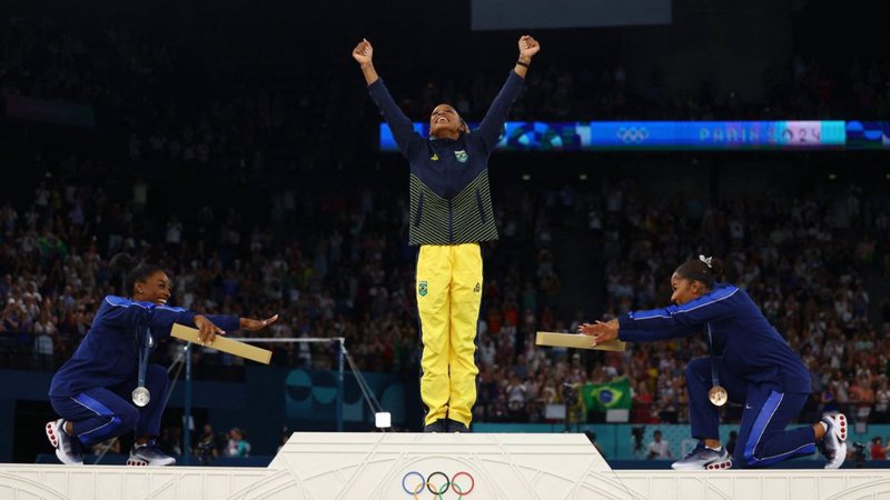 Rebeca Andrade é a maior medalhista olímpica do Brasil - Instagram/@cbginastica