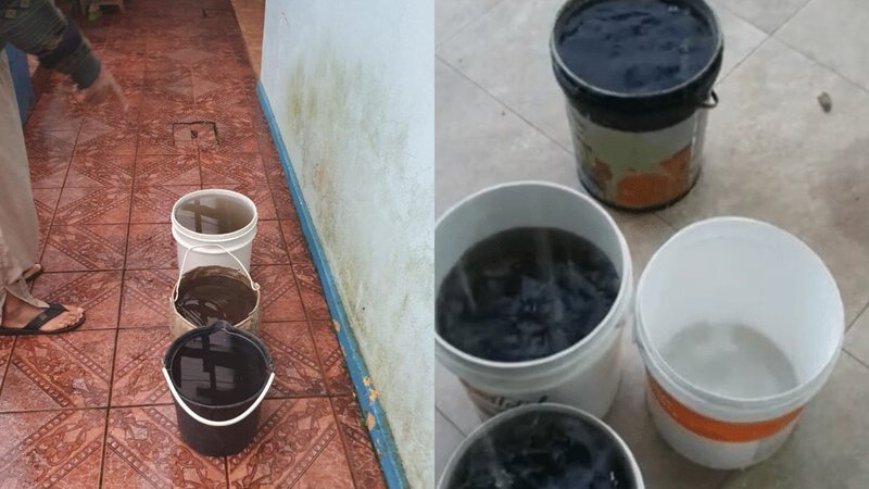 Chuva preta exige cuidados com a saúde; entenda o fenômeno que a causa é a mesma do "sol laranja" - Reprodução/Redes sociais