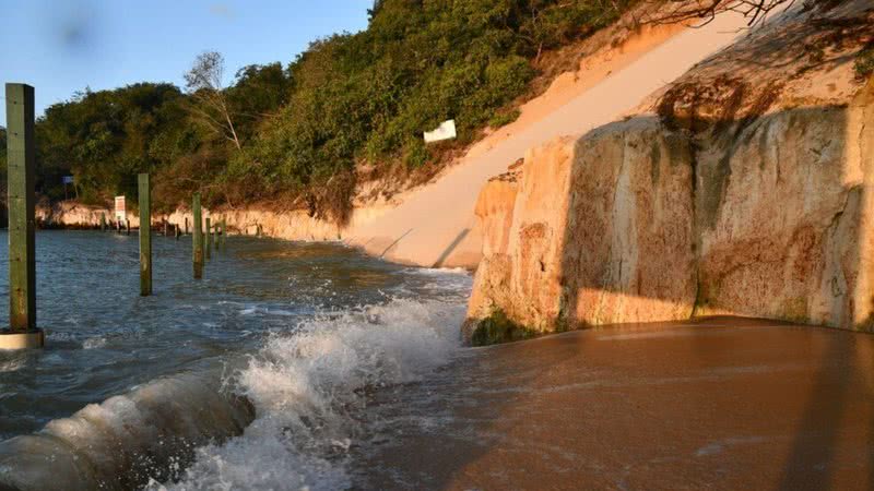 Processo de engorda de Ponta Negra é a medida tomada para tentar recuperar região do Morro do Careca; confira! - Reprodução/Redes sociais