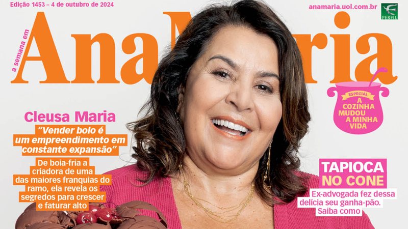 Capa da revista AnaMaria de 04/10/2024 - Foto: Reprodução│AnaMaria