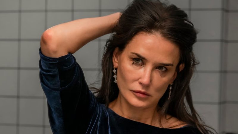 Atriz Demi Moore é uma das protagonistas do filme 'A Substância' - Divulgação