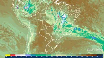 Chuvas intensas, frente fria e ventania marcam clima no fim de outubro - Reprodução/Climatempo