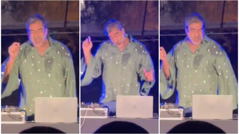 Zeca Camargo é DJ e tocou na festa de encerramento da Semana Criativa de Tiradentes - Reprodução/TikTok