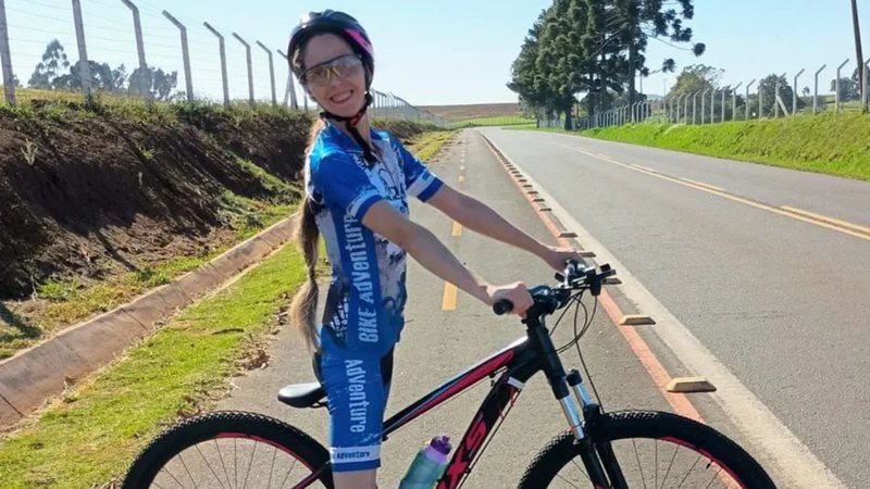 Ciclista Karina König Oliveira morre após queda de ponte durante trilha no Paraná - Reprodução │Redes sociais