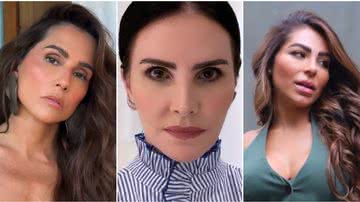 Deborah Secco, Lisandra Souto e Andressa Ferreira são algumas famosas que aderiram o transplante de sobrancelhas - Instagram