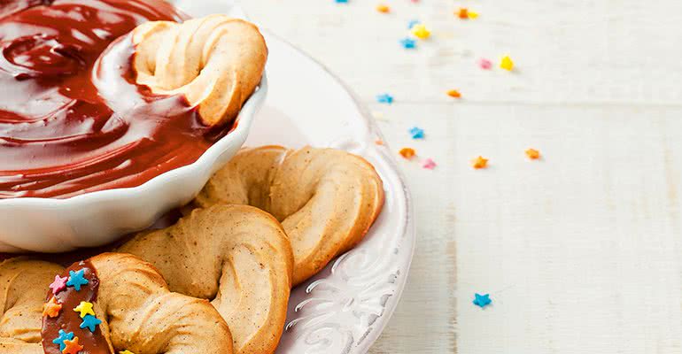 Biscoito de gengibre com ganache - Marcelo Resende