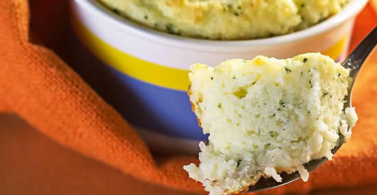 Receita de Suflê de arroz com queijo - Ormuzd Alves