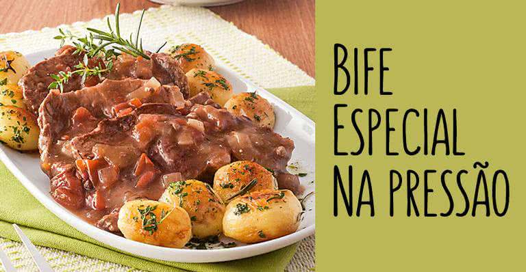 Receita de Bife especial na pressão - André Fortes