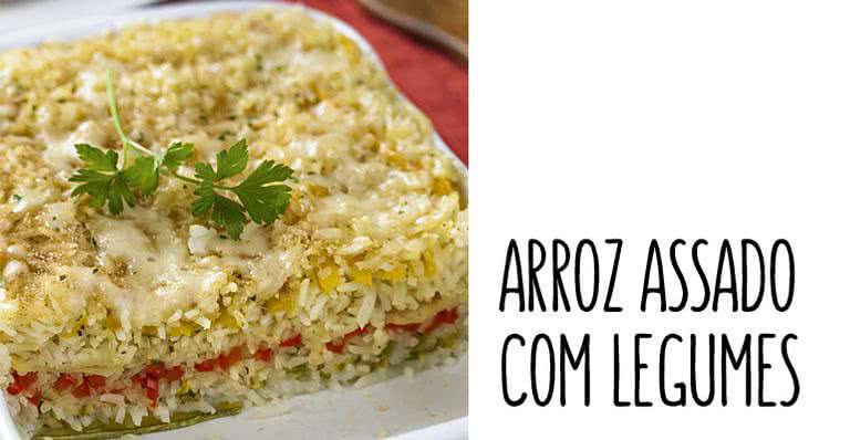 Receita de Arroz assado com legumes - Ormuzd Alves