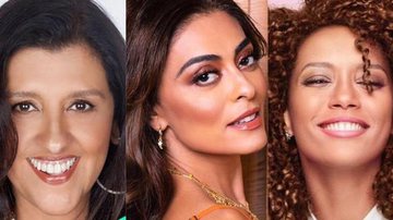 Regina Casé, Juliana Paes e Taís Araujo estão nos elencos das próximas novelas. - Reprodução/ Instagram