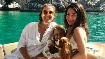Paolla Carosella, a filha Francesca e Ana Paula Padrão - Reprodução/Instagram