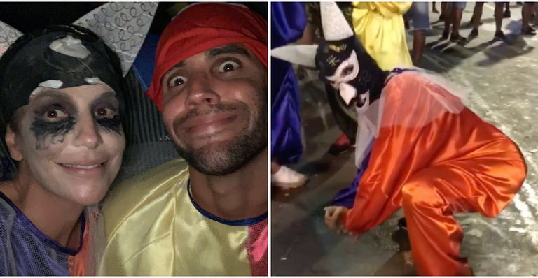 Ivete Sangalo e Daniel Cary disfarçados para o Carnaval 2019 - Reprodução/Instagram