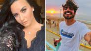 Demi Lovato e Caio Castro - Reprodução/Instagram