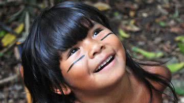 Eunice Baía tinha 10 anos quando deu vida a índia Tainá - Reprodução