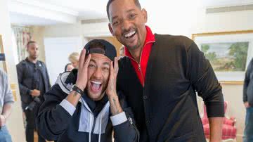 Neymar se encontra com Will Smith - Reprodução/ Instagram