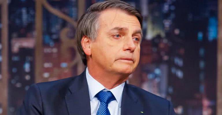 Jair Bolsonaro se emociona ao falar de ataque em Juiz de Fora (MG). - Gabriel Cardoso/SBT