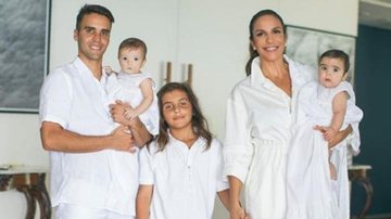 Daniel Cady e Ivete Sangalo são pais de Marcelo, e das gêmeas Helena e Marina - Reprodução/Instagram