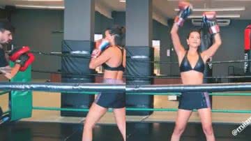 Mariana Rios pratica boxe - Reprodução/Instagram