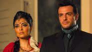 Raj (Rodrigo Lombardi) e Maya (Juliana Paes). - TV Globo / Renato Rocha Miranda